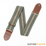 Panlipi Loom Weave Audrey SAG15A Guitar Strap - Fatigue Green