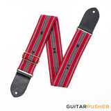 Panlipi Loom Weave Audrey SAG17A Guitar Strap - Maroon