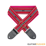 Panlipi Loom Weave Audrey SAG17A Guitar Strap - Maroon