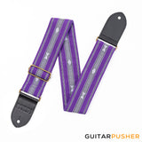 Panlipi Loom Weave Audrey SAG14A Guitar Strap - Purple
