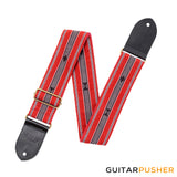 Panlipi Loom Weave Audrey SAG12A Guitar Strap - Red