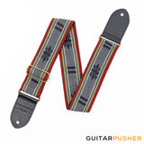 Panlipi Loom Weave Colibangbang BAGU02A Guitar Strap - Red/White/Yellow