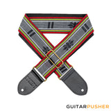 Panlipi Loom Weave Colibangbang BAGU02A Guitar Strap - Red/White/Yellow