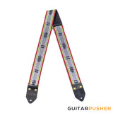 Panlipi Loom Weave Colibangbang BAGU02 Guitar Strap - Red/White/Yellow/Geen
