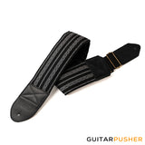 Panlipi Loom Weave Kalinga Lilaktob BASSKAL33 Bass Guitar Strap - Black/White