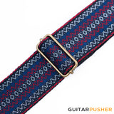 Panlipi Loom Weave Lilaktob KAL30A Guitar Strap