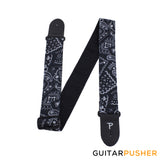 Perri's Leather Design Printed 2" Guitar Strap Dye-Sub Poplin Fabric