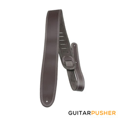 Perri's Leather Double Stitched 2.5" Leather Guitar Strap