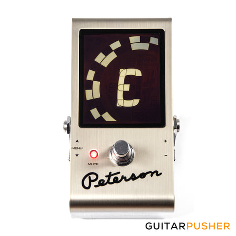 strobe tuner pedal Peterson StroboStomp LE Compact Strobe Tuner Pedal