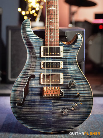 PRS Guitars USA 40th Anniversary Special Semi-Hollow Ltd. Ed. Electric Guitar (Faded Whale Blue - Artist Grade Top)