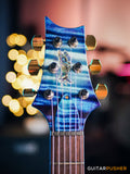 PRS Guitars Private Stock Custom 24-08 Electric Guitar (Aquamarine Fade)