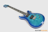 PRS Guitars SE Custom 24-08 Quilt Electric Guitar (Lake Blue)