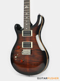 PRS Guitars SE Custom 24 Electric Guitar (Black Gold Burst) - LEFT HAND