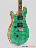 PRS Guitars SE Custom 24 Quilt Electric Guitar (Turquoise) - LEFT HAND