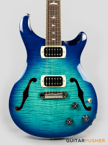 PRS Guitars SE Hollowbody I Piezo Electric Guitar (Lake Blue)