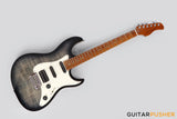 Sire S7FM Alder S-Style w/ Flamed Maple Top Electric Guitar (2023) - Transblack