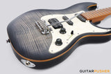 Sire S7FM Alder S-Style w/ Flamed Maple Top Electric Guitar (2023) - Transblack