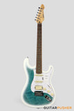 SAGA Guitars Dazzles II HSS PLEK'd S-Style Electric Guitar - Cosmic Ocean