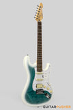 SAGA Guitars Dazzles II HSS PLEK'd S-Style Electric Guitar - Cosmic Ocean