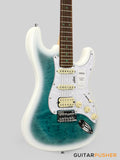 SAGA Guitars Dazzles II HSS PLEK'd S-Style Electric Guitar - Cosmic Ocean