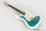 SAGA Guitars Dazzles II HSS PLEK'd S-Style Electric Guitar - Cosmic Ocean