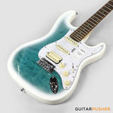 SAGA Guitars Dazzles II HSS PLEK'd S-Style Electric Guitar - Cosmic Ocean