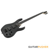 S by Solar AB4.4C-E Carbon Black Bass Guitar