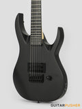 S by Solar AB4.61MC-E Carbon Black Short Scale Electric Guitar