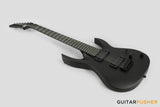 S by Solar AB4.7C-E Carbon Black 7-String Baritone Electric Guitar