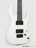 S by Solar AB4.7W-E Matte White 7-String Baritone Electric Guitar