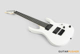 S by Solar AB4.7W-E Matte White 7-String Baritone Electric Guitar