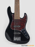 Sadowsky Metro Express 5 Morado Fingerboard, Tortoise Pickguard 5-String Bass Guitar - Black Metallic