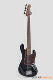 Sadowsky Metro Express 5 Morado Fingerboard, Tortoise Pickguard 5-String Bass Guitar - Black Metallic