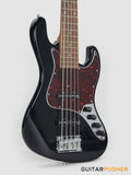 Sadowsky Metro Express 5 Morado Fingerboard, Tortoise Pickguard 5-String Bass Guitar - Black Metallic