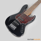 Sadowsky Metro Express 5 Morado Fingerboard, Tortoise Pickguard 5-String Bass Guitar - Black Metallic
