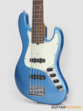 Sadowsky Metro Express 5 Morado Fingerboard, White Pickguard 5-String Bass Guitar - Blue Metallic