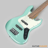 Sadowsky Metro Express 5 Morado Fingerboard, White Pickguard 5-String Bass Guitar - Sage Green Metallic