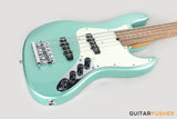 Sadowsky Metro Express 5 Morado Fingerboard, White Pickguard 5-String Bass Guitar - Sage Green Metallic