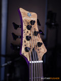 Sire F10 Swamp Ash 6-String Singlecut Bass with Hard Case - Natural Satin (2024)