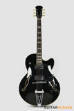 Sire H7F Maple Hollowbody Electric Guitar - Black (2024)