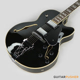 Sire H7F Maple Hollowbody Electric Guitar - Black (2024)