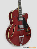 Sire H7F Maple Hollowbody Electric Guitar - See Through Red (2024)