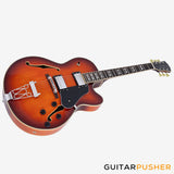 Sire H7F Maple Hollowbody Electric Guitar - Tobacco Burst (2024)