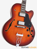 Sire H7F Maple Hollowbody Electric Guitar - Tobacco Burst (2024)