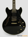 Sire H7 Maple Hollowbody Electric Guitar - Black (2023)