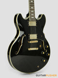 Sire H7 Maple Hollowbody Electric Guitar - Black (2023)