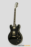 Sire H7 Maple Hollowbody Electric Guitar - Black (2023)