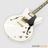 Sire H7 Maple Hollowbody Electric Guitar -  White (2023)