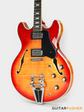 Sire H7T Maple Hollowbody Electric Guitar - Cherry Sunburst (2024)
