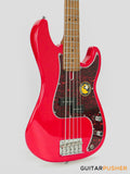 Sire P5 Alder 5-String Bass Guitar with Premium Gig Bag - Dark Red (2023)